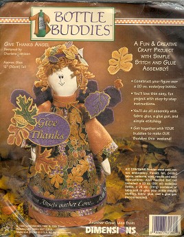 Bottle Buddies Give Thanks Angel Dimensions 62160